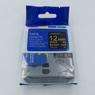 AVPRO TZe-334 Label Tape Replacement Brother Gold on Black 12mm 8m