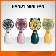 Handheld Kipas Mini Small Fan Dormitory Desk Surface USB Rechargeable Portable Mini Fan Free Battery USB Cable