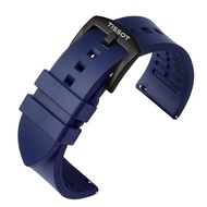 Suitable for Tissot Silicone Quick Release Strap-Men's Watch Durable Rubber Strap Compatible with Ti