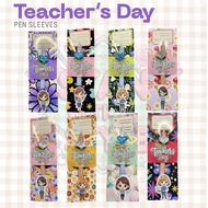 Teacher’s Day Pen Sleeve with Heart Pen