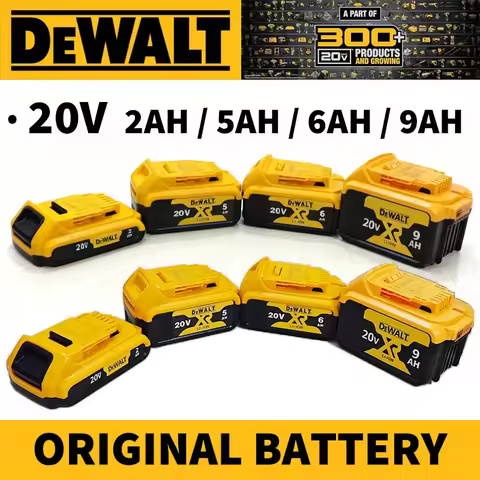 100% Genuine DEWALT 20V Max 2/5/6/9Ah Battery Charger Combo Li-Ion XR Series for Power Tools Battery