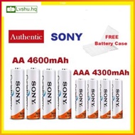 (2-20pcs) Sony AA/AAA rechargeable battery 1.2V NiMH 4600mAh/4300AH rechargeable high-quality batter