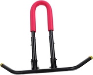 Veemoon Bike Rack Kid Bike Foldable Bike Metal Stand Bike Side Stand Bracket Bike Leg Bike Stand Rack Holder Professional Bike Rack Bike Leg Support Foldable Kickstand Red Metal Child