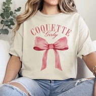 T-shirt Coquette RibbonWanita | T-shirt Oversized AestheticWanita