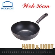 Lock n Lock Hard Light 30cm Wok - 3 Layers Non-stick Coating Frying Pan