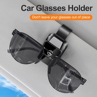 [Ready Stock]Car Glasses Holder Car glasses storage ABS material Black and white high-quality For Me