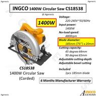 INGCO 1400W Circular Saw CS18538