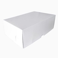 PUTIH [10pcs] R9 Paper Cake Box | Nx White Cake Box R9 310gram