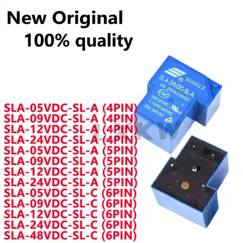 1/PCS New Original SLA-05VDC-SL-A SLA-09VDC-SL-A SLA-12VDC-SL-A SLA-24VDC-SL-A SLA-48VDC-SL-C -SL-C 