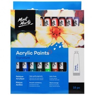 Bộ Màu Vẽ Acrylic Mont Marte - Hộp 12/18/24 Màu - Tuýp 12ml
