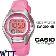 CASIO ORIGINAL LW-200-4B DIGITAL UNISEX KIDS WATCH (WATCH FOR KID / JAM TANGAN BUDAK / JAM TANGAN KA