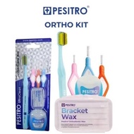 [ PESITRO ORTHO KIT ] Pesitro Ortho Kit Complete Package Ortho Toothbrush Orthodontic Braces PESITRO