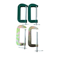 Combo of 4 C-shaped dumplings, 6in C-shaped wooden jars, 21cm long, clamps up to 15cm sturdy