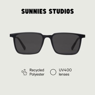Sunnies Studios Chuck (Square Fashion Sunglasses Shades for Men and Women)