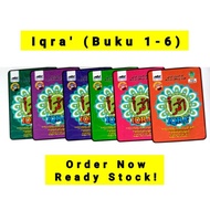 Iqra' Iqra 6 Buah Buku (Iqra'1-6) Berserta Sampul Plastik