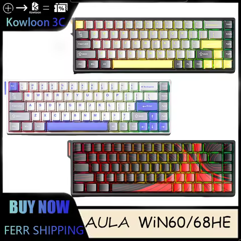 AULA WiN60 68 HE PRO MAX Mechanical Keyboard Magnetic Switch RT Gaming Esport Valorant Custom Wired 