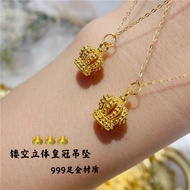 Preferred❤ 916 Gold Pendant Crown Pendant Gold Crown Pendant 916 Gold 386
