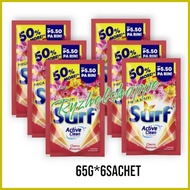▪ ❖ ◶ SURF DETERGENT POWDER 65G* 6SACHETS