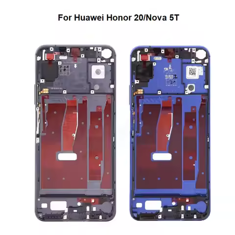 6.26" Middle Frame For Huawei Nova 5T Front Bezel Housing Lcd Supporting Holder Rear Plate Chassis Y
