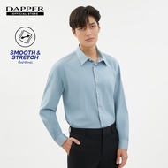 DAPPER เสื้อเชิ้ตแขนยาว SMOOTH & STRETCH ทรง Regular Fit สีเขียว