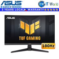 Itw | ASUS TUF Gaming VG27VQ3B Gaming Monitor – 27 inch Full HD, Curved, 180Hz, ELMB SYNC, FreeSync,