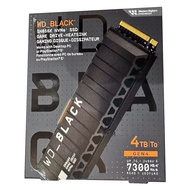 Western Digital 4TB WD_BLACK SN850X PCIe 4.0 NVMe M.2 2280 SSD with Heatsink (WDS400T2XHE) for PS5, 