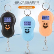 Mini Portable Electronic Scale with Steel Ruler Multi-Kinetic Energy Luggage Scale kg Portable Scale