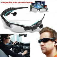 minbai01 Smart Glasses with Bluetooth Headset for Bikers and Drivers