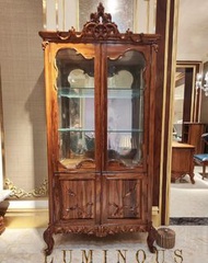 小店推介:市場少見超靚名貴非洲進口加蓬烏金木雙門雕花酒櫃,飾櫃,裝飾櫃,展示櫃,選用名貴非洲烏金木打造,加上全人手雕花工藝,好似一件藝術品,實用又高貴,本月超級特價,遠低成本,原價$45000呎吋:1