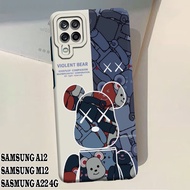 Soft Case Samsung A12 Samsung M12/ Samsung A22 4G Softcase Pro Camera Softcase Flexible - F76