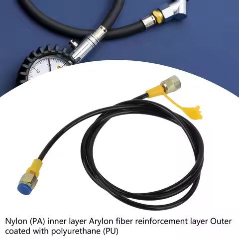 Hydraulic Pressure Test Hose 1.5m/4FT M16x2โ1/4BSP Testing Coupling Point 630Bar DN2