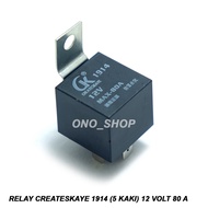 Relay Createskaye 1914 (5 Feet) 12 Volt 80 A