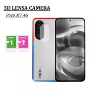 3D Camera poco M7 4G | Tempered Glass Camera PocoM7 4G | Xiaomi Curved Lens Protector poco M7 4G | (