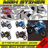 SUZUKI Striping Set Sticker GSX R 150 2019 Ecstar Striping Original 2019