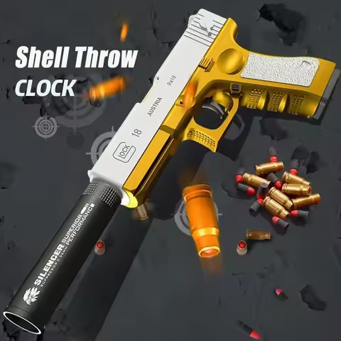 Shell Throw M1911 Air Toys Gun Ejection Handgun Soft Darts Bullets Airsoft Pistol For Boys Outdoor S