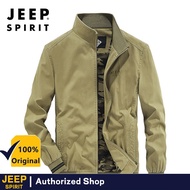 Jeep Spirit เสื้อโค้ทพอดีกับเสื้อนอกทำงานลำลองของผู้ชาย
