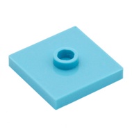 COOLPON|This Is LEGO Lego's Parts Medium Sky Blue 2x2 Thin Plate 87580 23893 92569 6126090