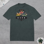 臘腸狗 T恤 復古