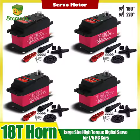 DS5160 DS5180 DS51150 DS51160 60KG 80KG 150KG 160KG High Torque Digital Servo for 1:5 Scale RC Heavy