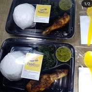 catering nasi box paket bento ayam bakar bumbu padang