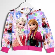 Jacket Cartoon Girl Silkblend Baju Sejuk Budak Perempuan
