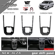 Vemart Perodua alza 2022 new facelift car gear shift panel frame cover accessories