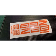 Rockshox ZEB mtb fork decal sticker