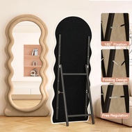 Cermin Besar Dinding Hiasan Ruang Tamu Cermin Arch Cermin Panjang Stand Cermin Standing Mirror