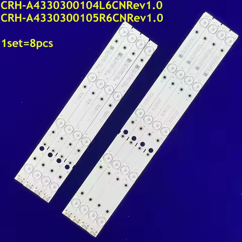 LED Strip For CRH-A4330300104L6CNRev1.0 CRH-A4330300105R6CNRev1.0 43UG620V 43UJ620V 43uj6200 TH-43FX