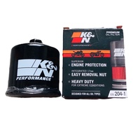 Oil filter KN 204 for large displacement vehicles Moto Yamaha, Honda, Triumph, SH300i/ 350i, Rebel 5