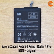 Baterai Xiaomi Redmi 4 Pro - Redmi 4 Prime BN40 Original Batre Hp BN