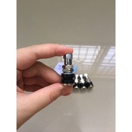 [ DELSER MOTOR ] SHORT TUBELESS VALVE IRON VAMD161 CHROME SUITABLE FOR CAR AND MOTORCYCLE TIRES TUBL
