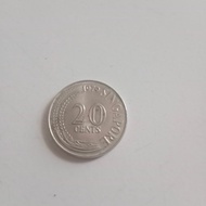 koin kuno koin langka 20cent 1979 Singapore