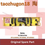 Original Beko 9178014766 Washing Machine Display PCB Board BTU1008W BTU8086 BTU8086S